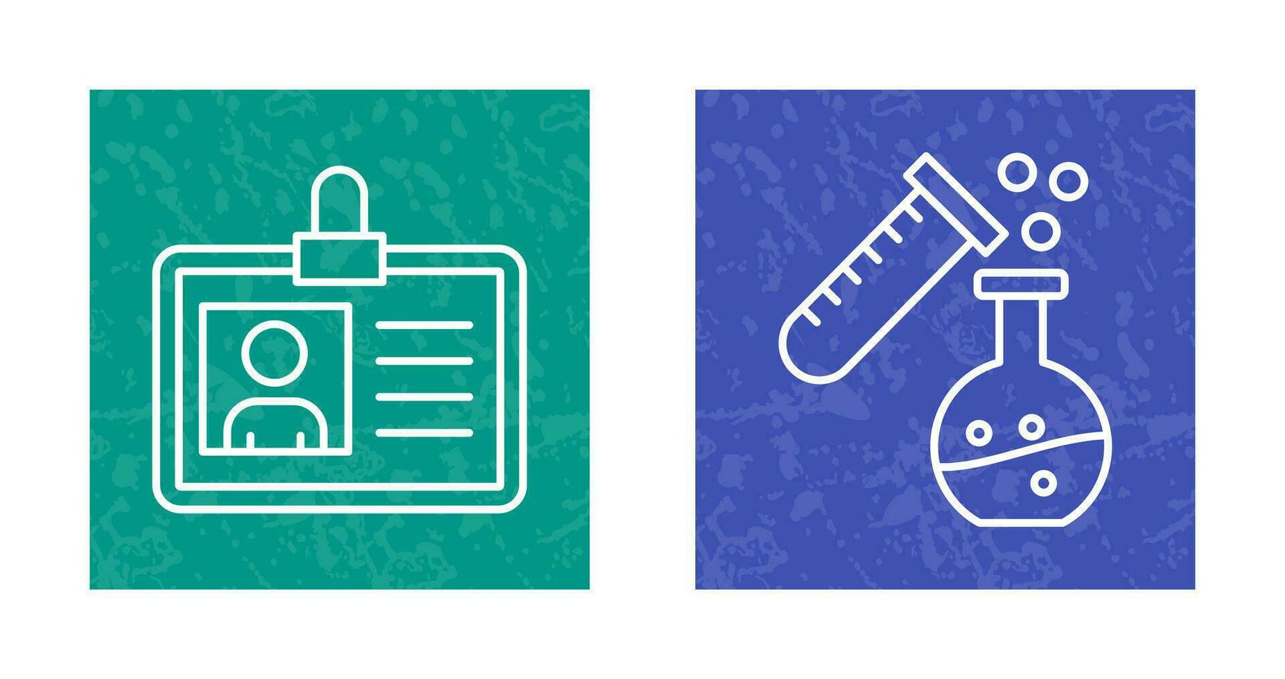 Identity and Lab Icon vector