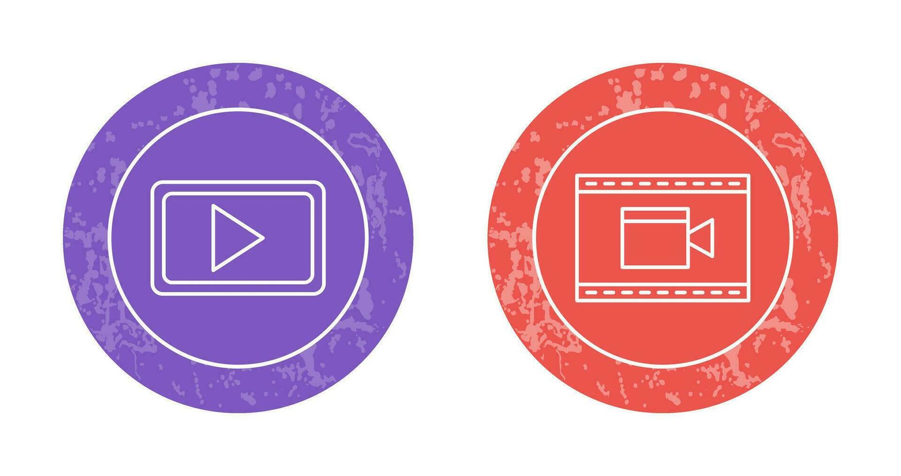 Video Communication and Video and Animation Icon vector