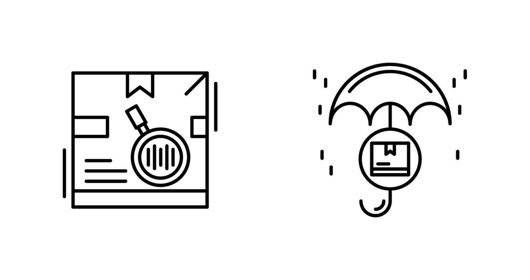 tracking code and protection Icon vector