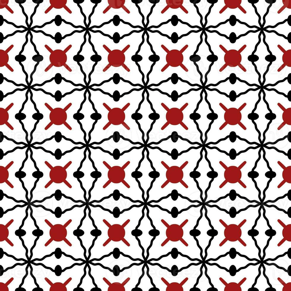 seamless pattern of abstract geometric shapes photo