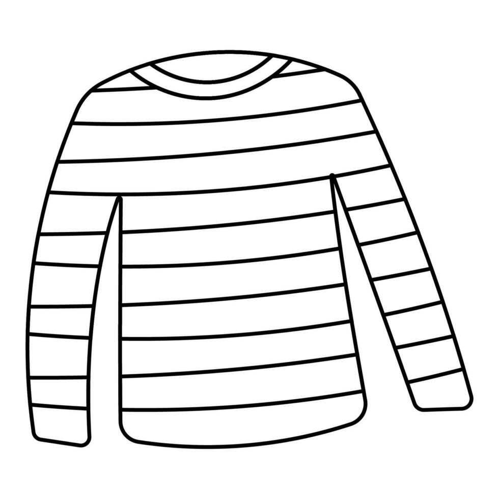 mariniere france clothing strip line doodle icon vector