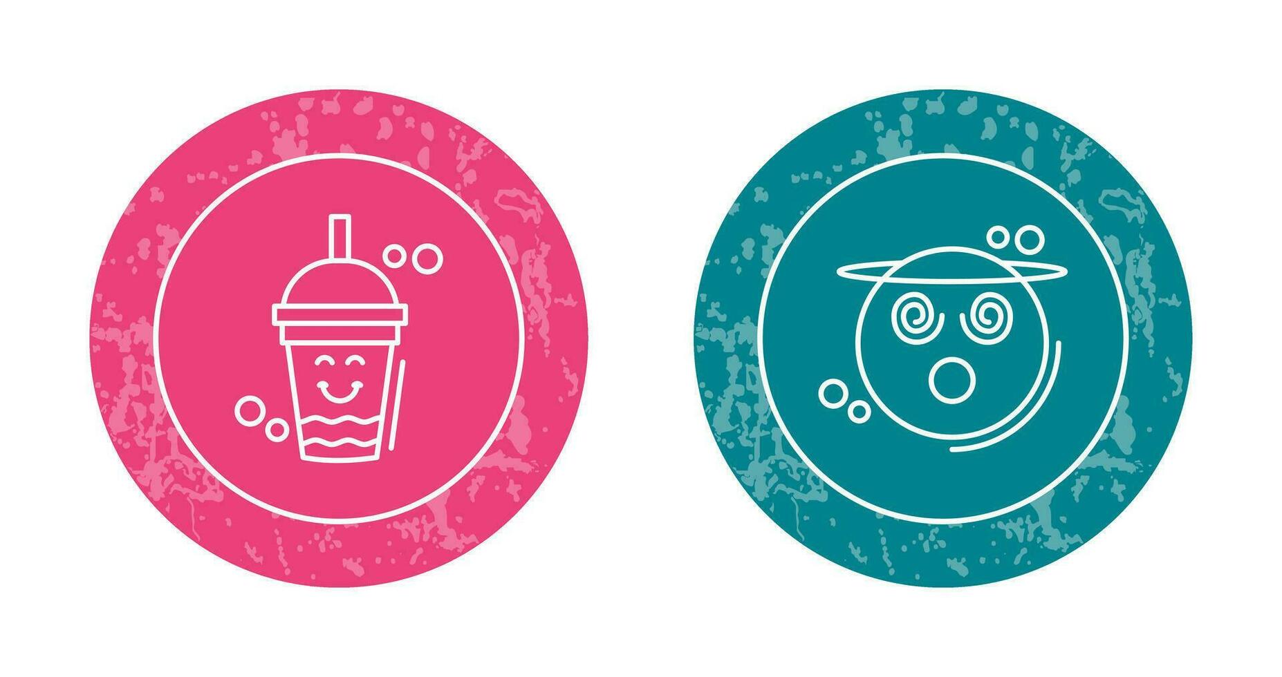 Drink and Dizzy Icon vector