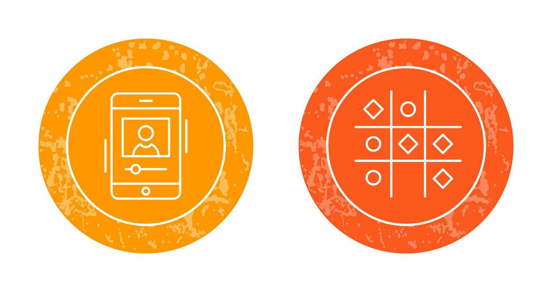 log and Tic Tac Toe Icon vector