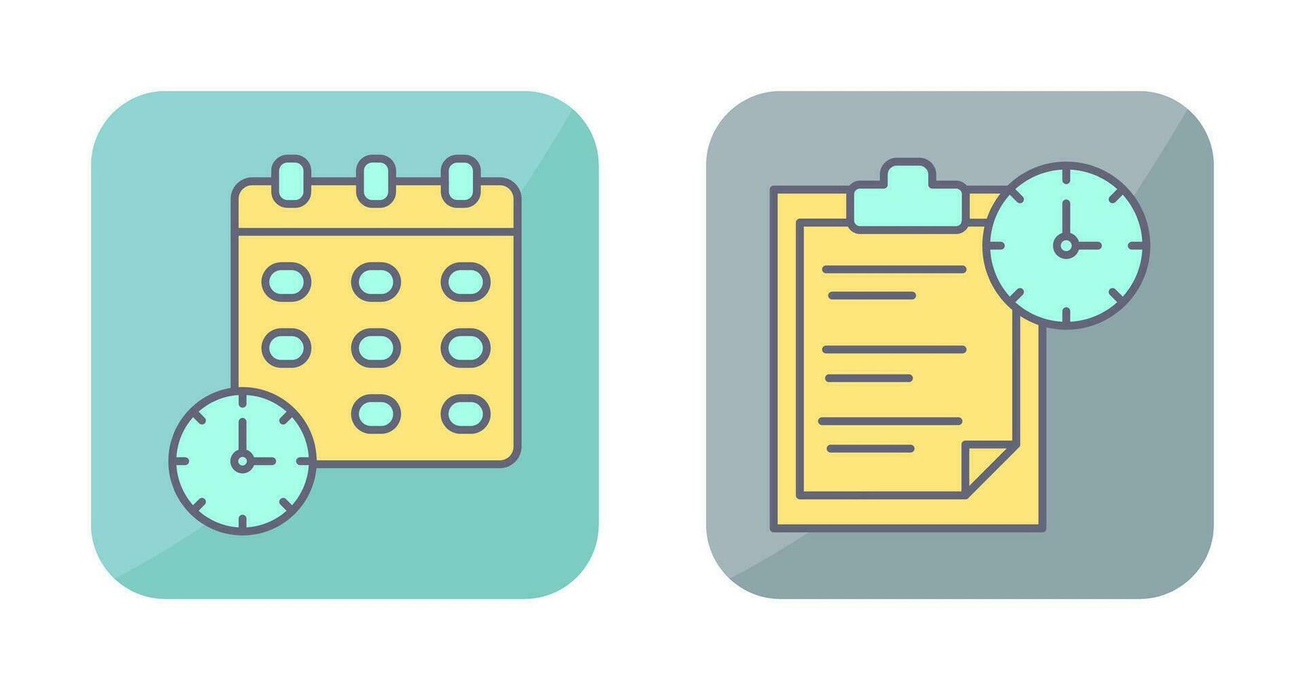 Deadline and Task Management Icon vector
