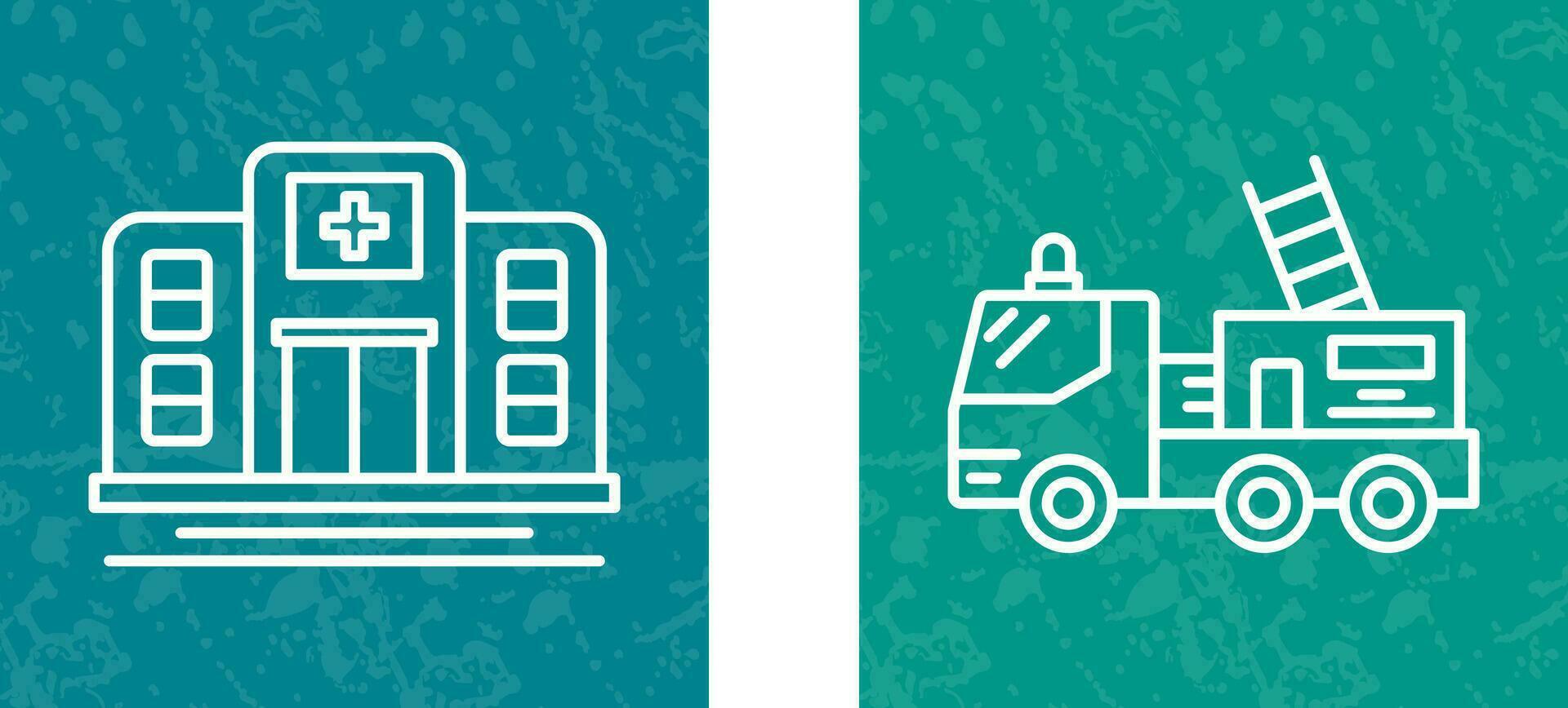 Ssd and Fire Truck Icon vector