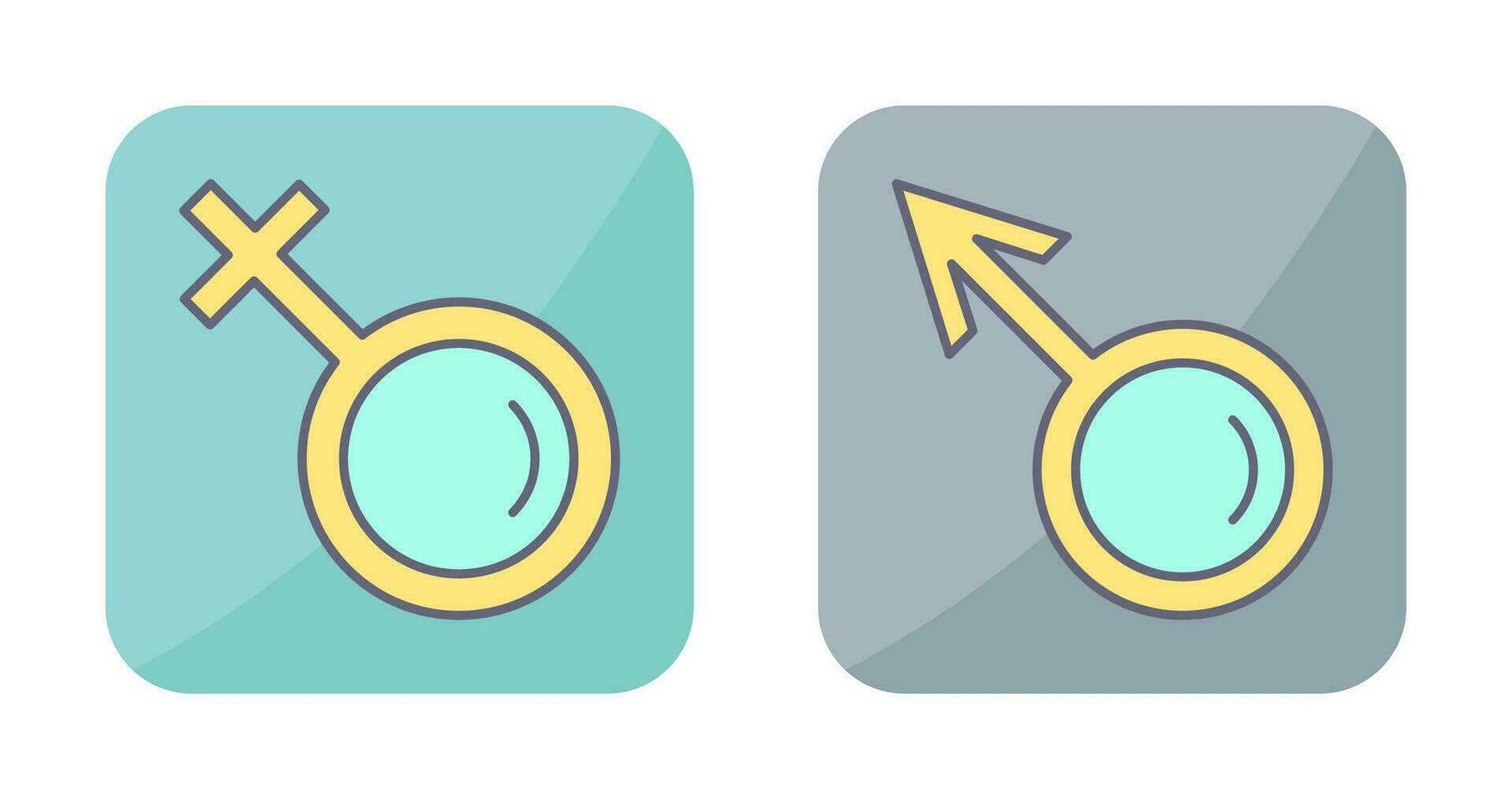 Female and male icon 32563222 vector art at vecteezy