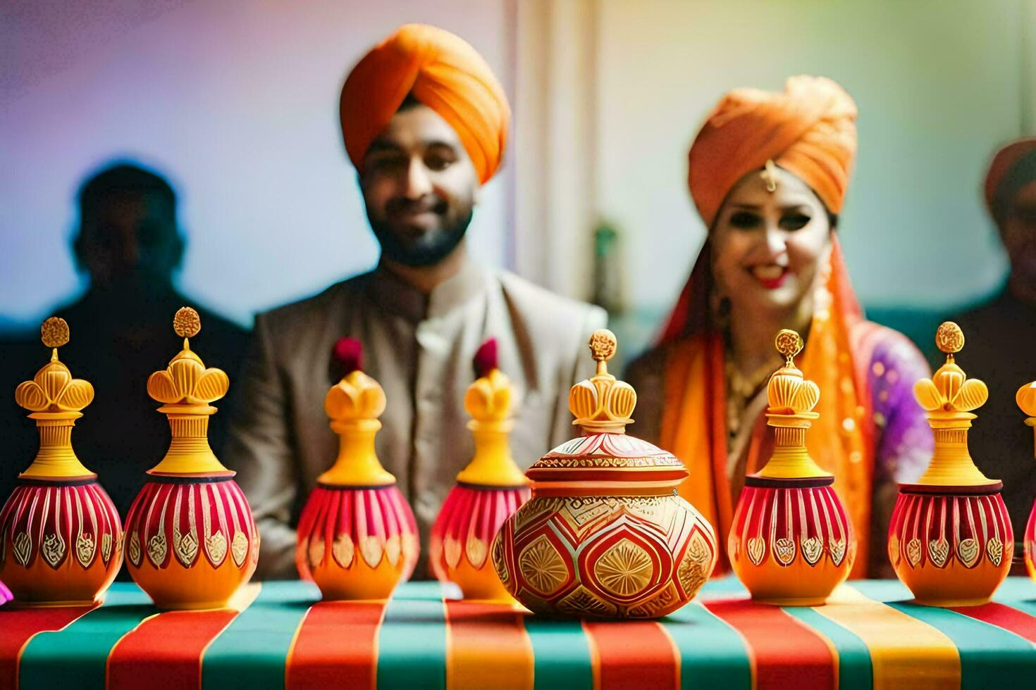 indian wedding decor ideas. AI-Generated photo