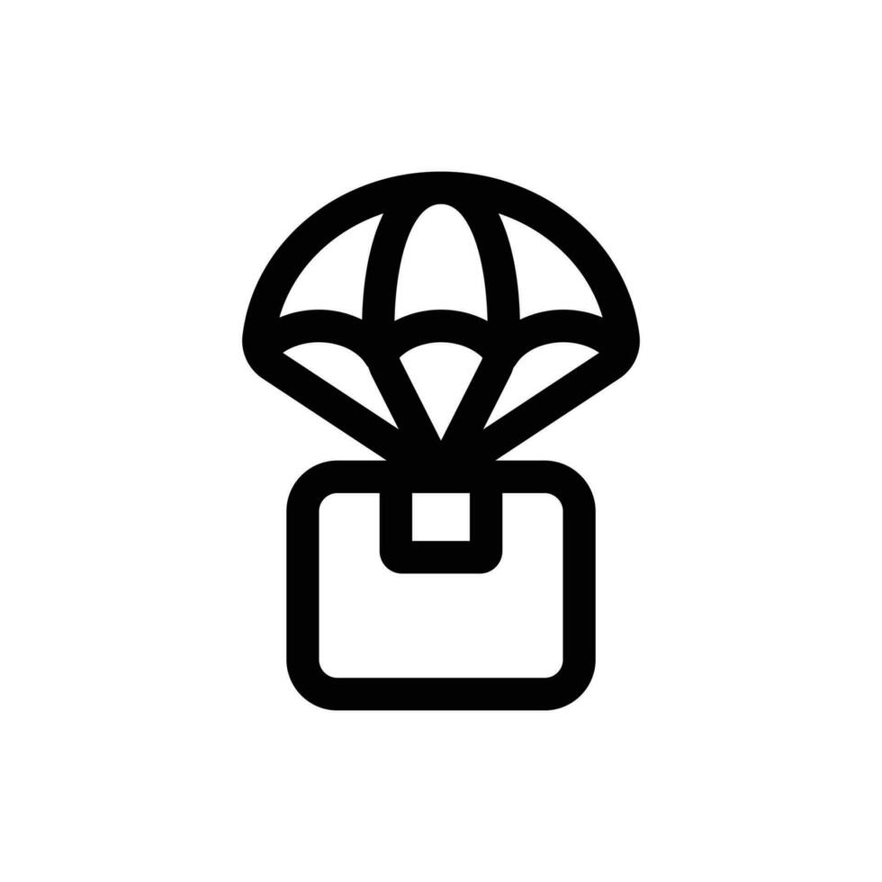 Drop Shipping icon in trendy outline style isolated on white background. Drop Shipping silhouette symbol for your website design, logo, app, UI. Vector illustration, EPS10.