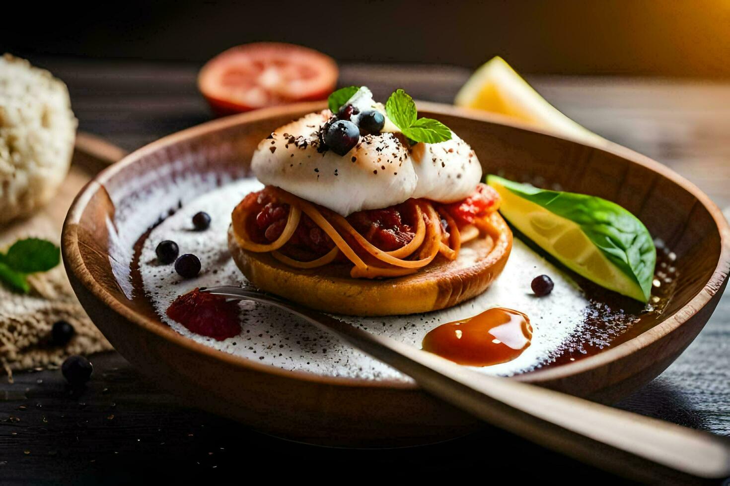 the best food in the world is in the kitchen. AI-Generated photo