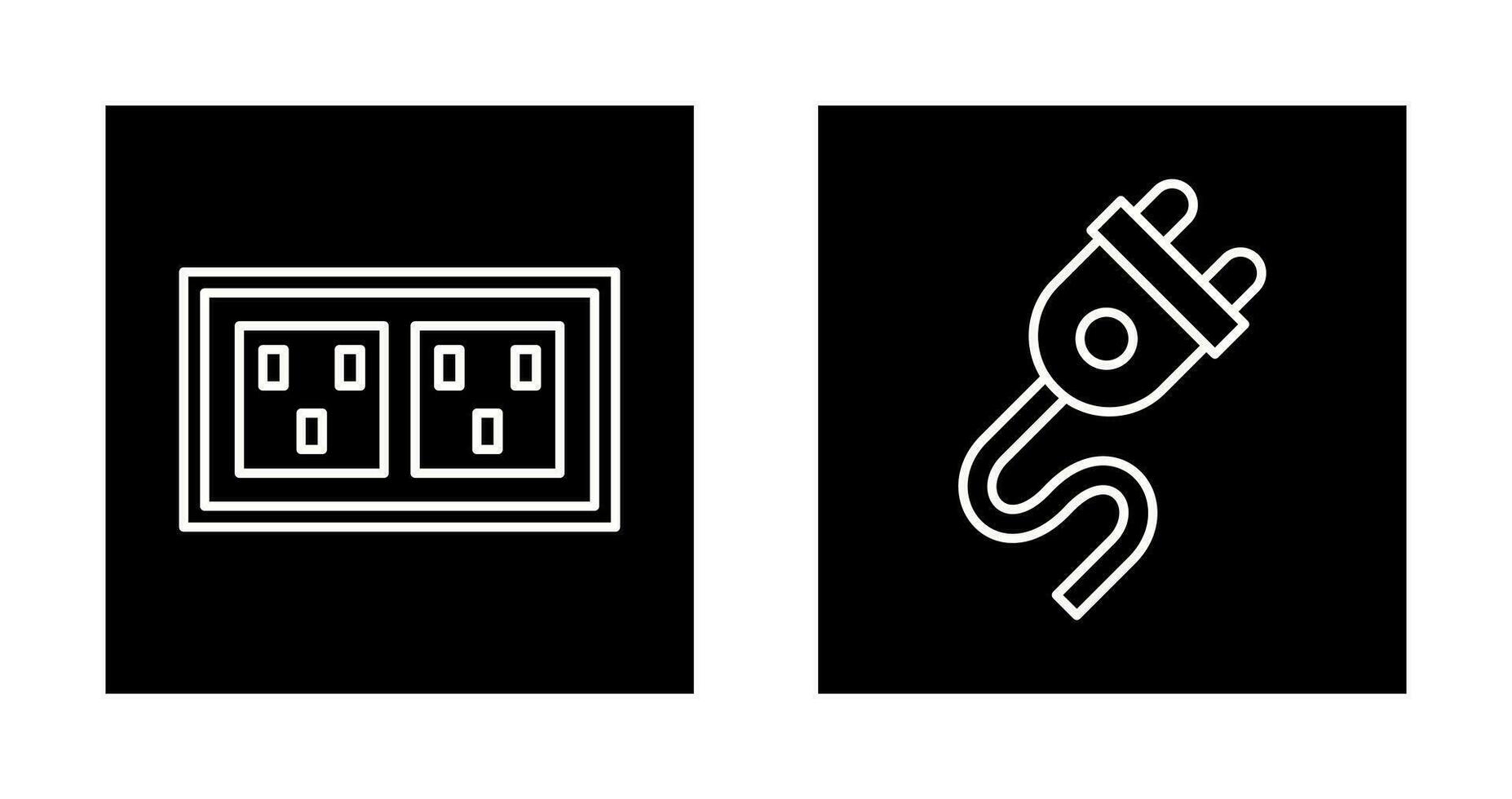 Socket and Plug Icon vector