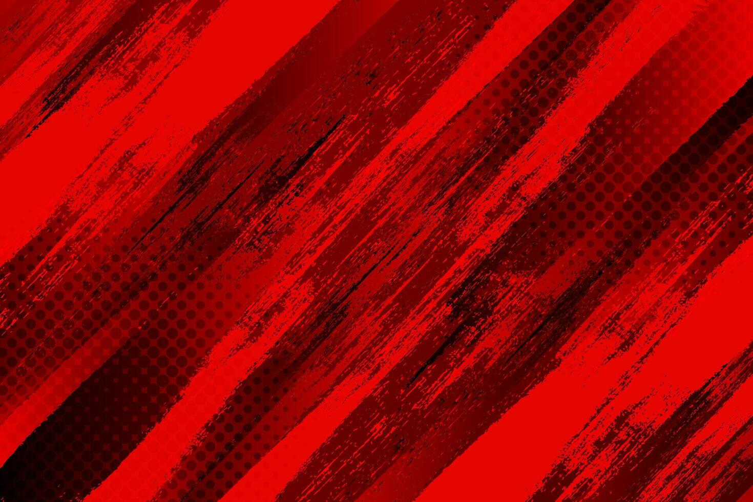 abstract black and red dirty grunge background vector