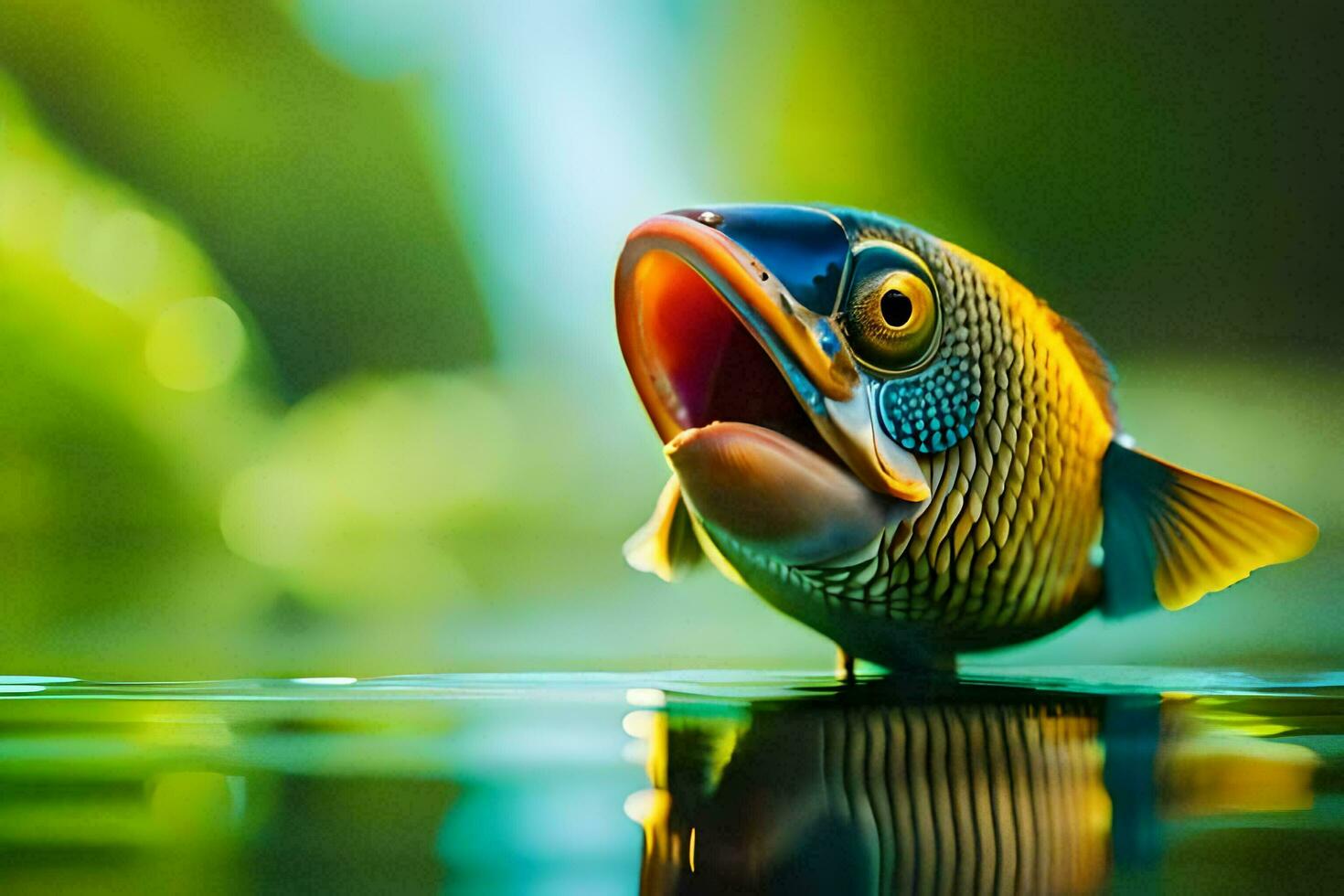 fish, fish, fish, fish, fish, fish, fish, fish, fish, fish. AI-Generated photo