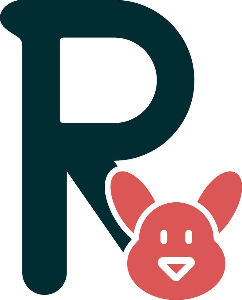 Capital R Vector Icon