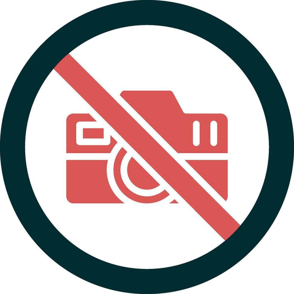 No Camera Vector Icon