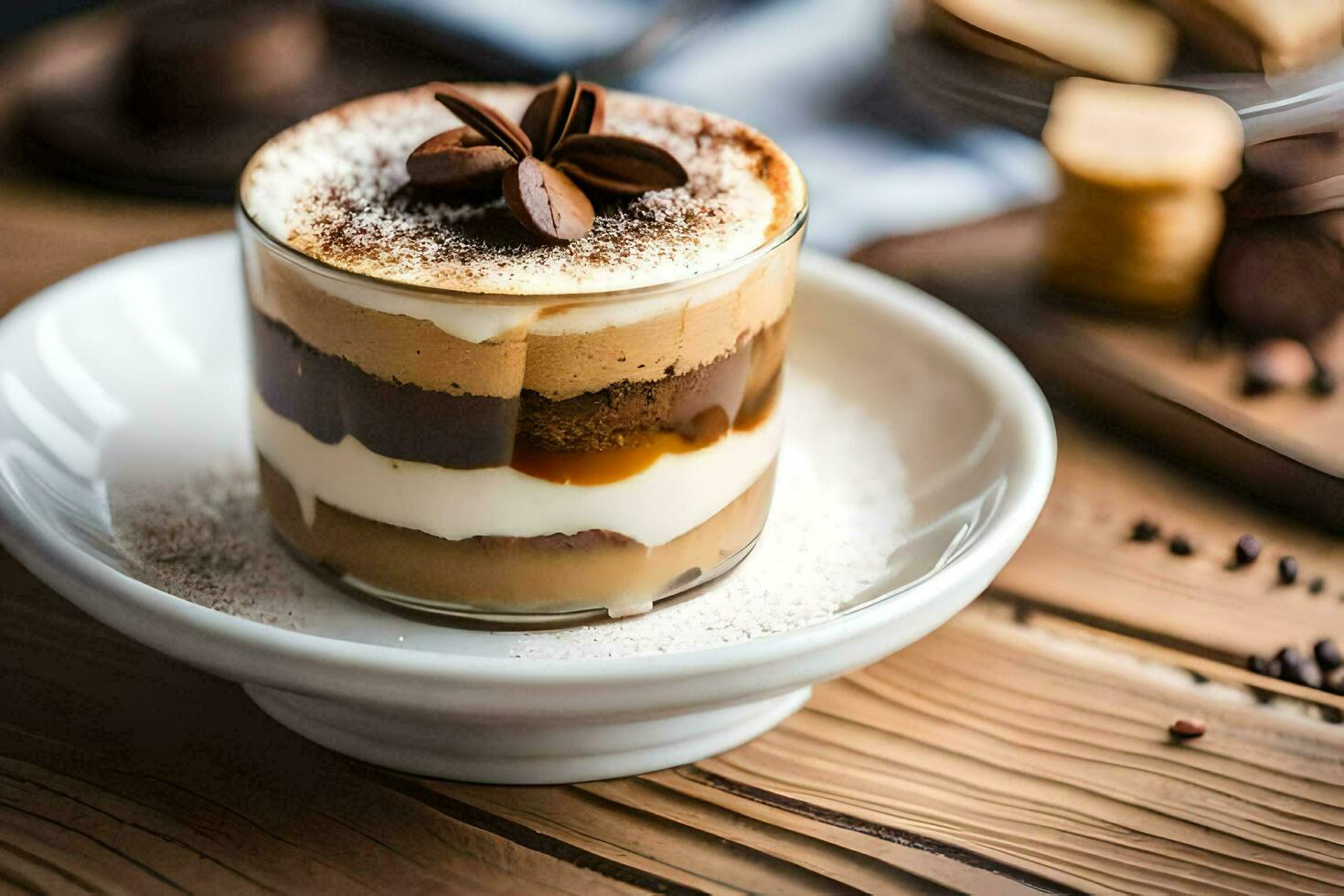 the best coffee desserts in the world. AI-Generated photo