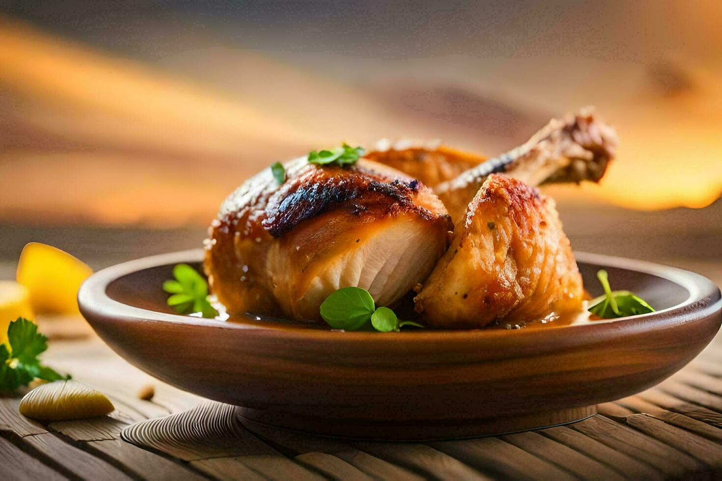 the best chicken recipes for the holidays. AI-Generated photo