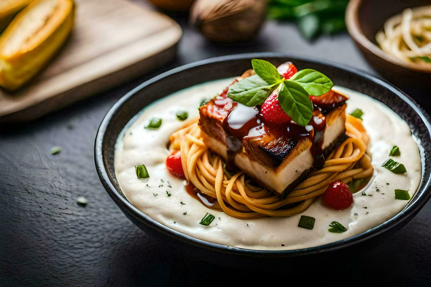 the best vegan food in the world. AI-Generated photo