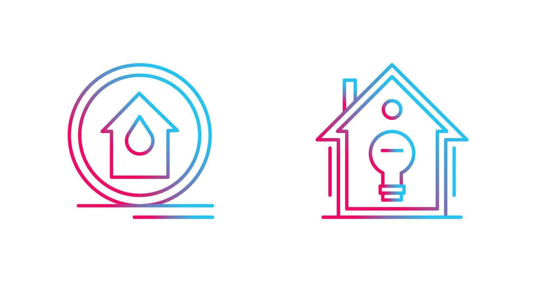 Fire Alarm and Home Automation Icon vector