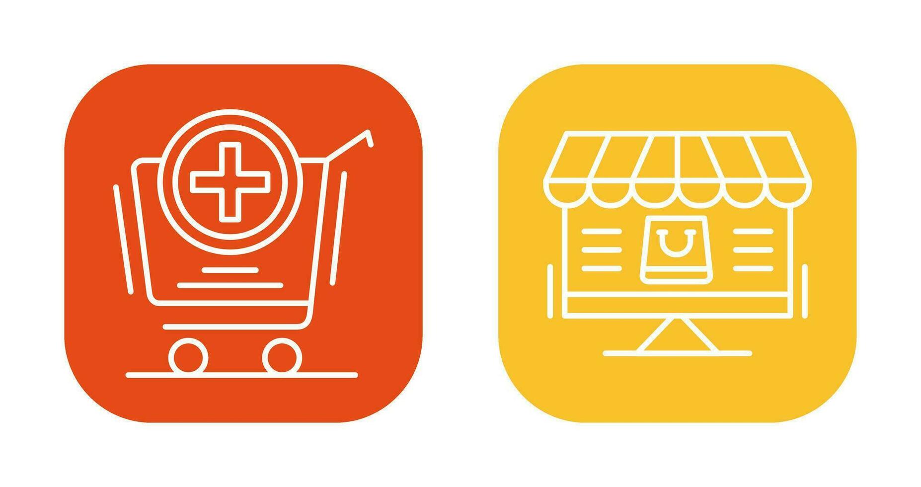 Add to Cart and Online Shopping Icon vector