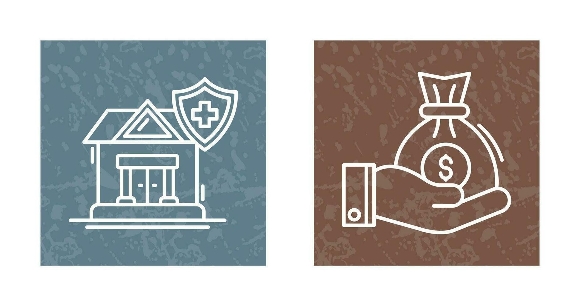Health and Investment Icon vector