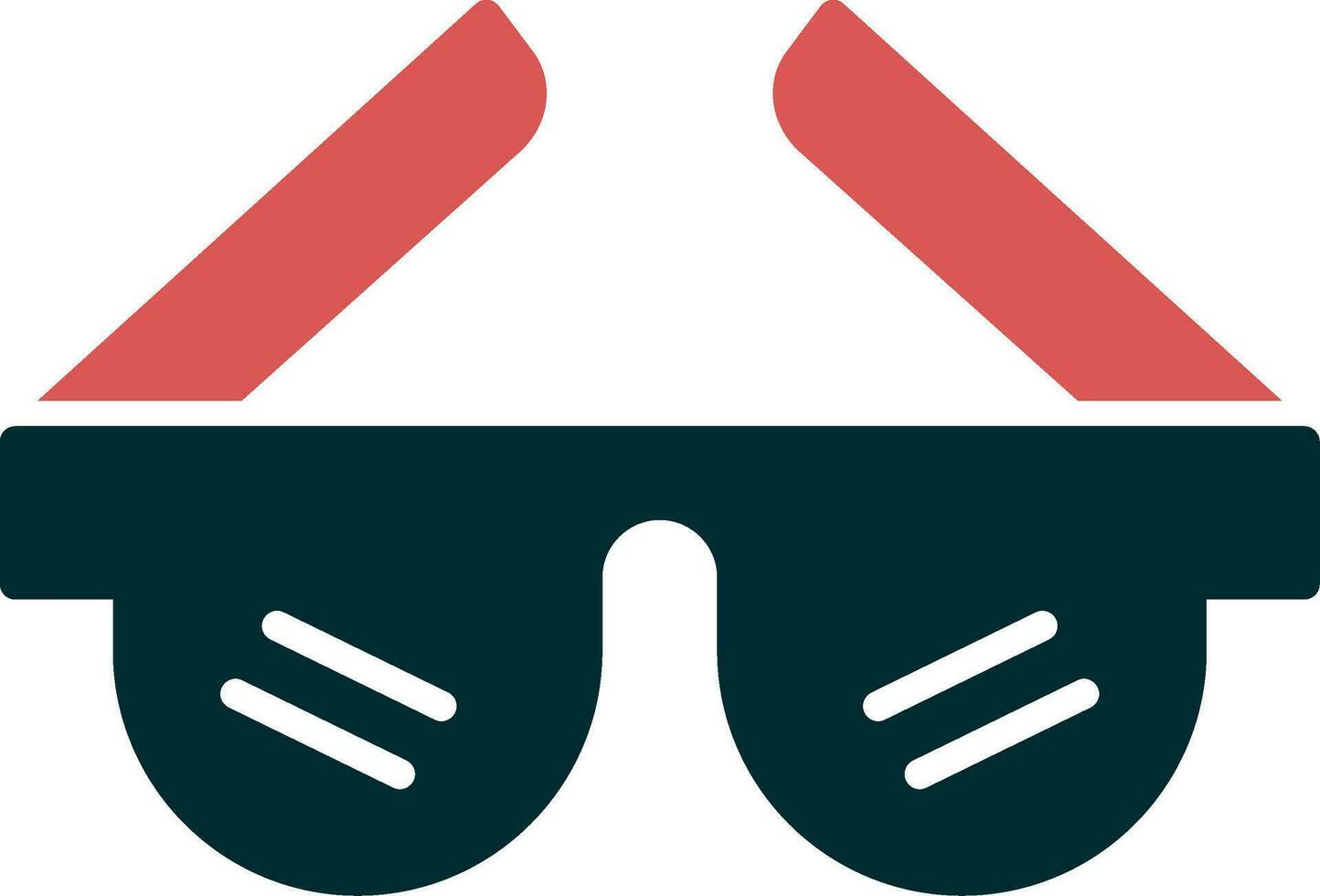 icono de vector de gafas