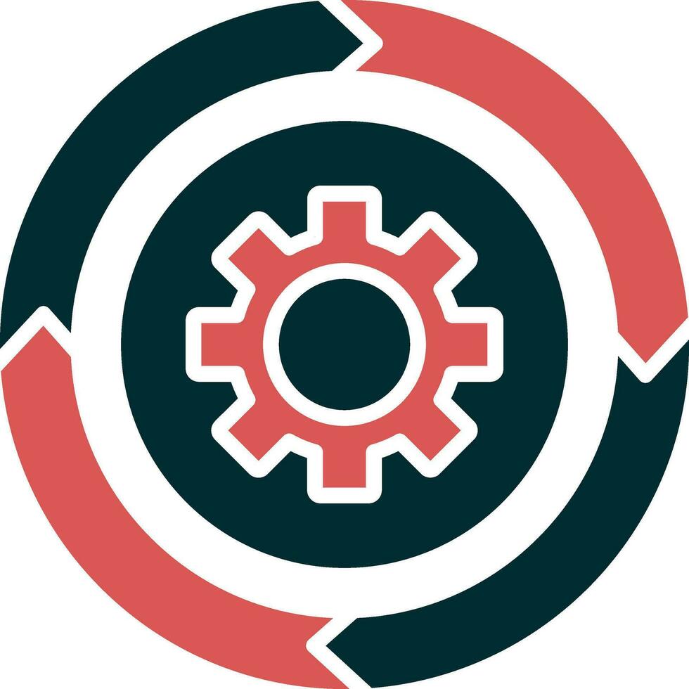 icono de vector de gráfico circular