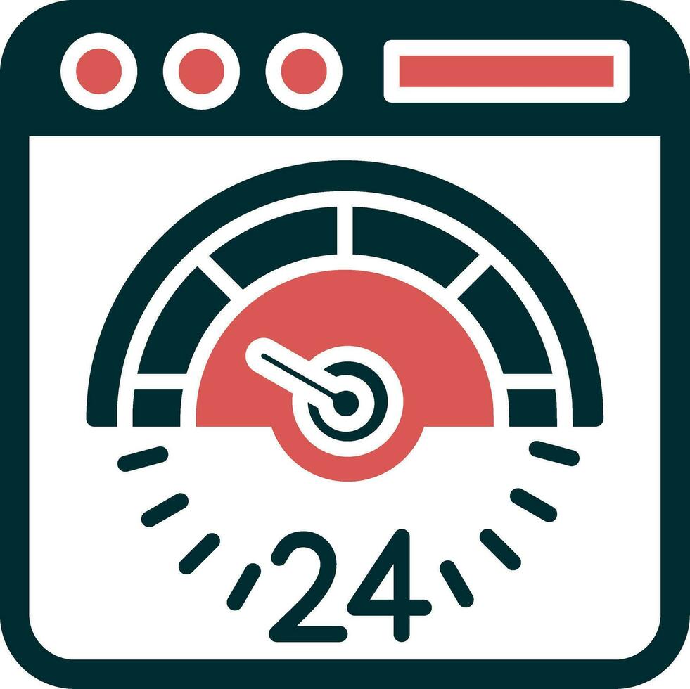 speed test Vector Icon