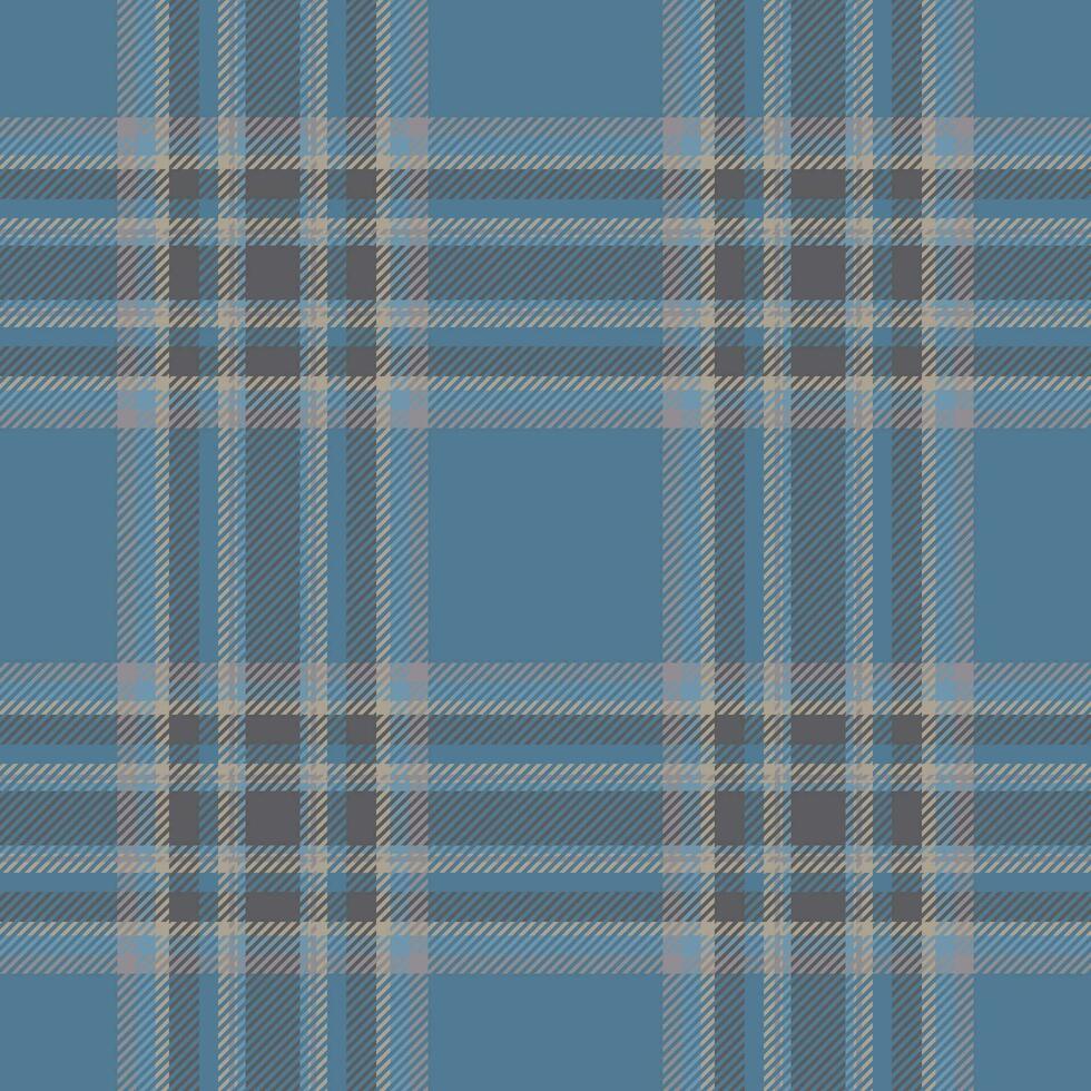 Plaid seamless pattern. Check fabric texture. Vector textile print.