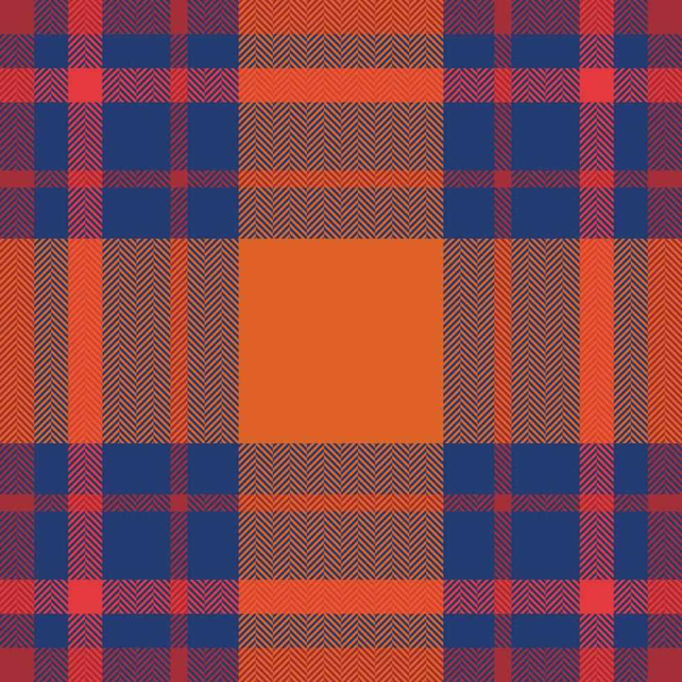 Plaid check pattern. Seamless fabric texture. Tartan textile print. vector