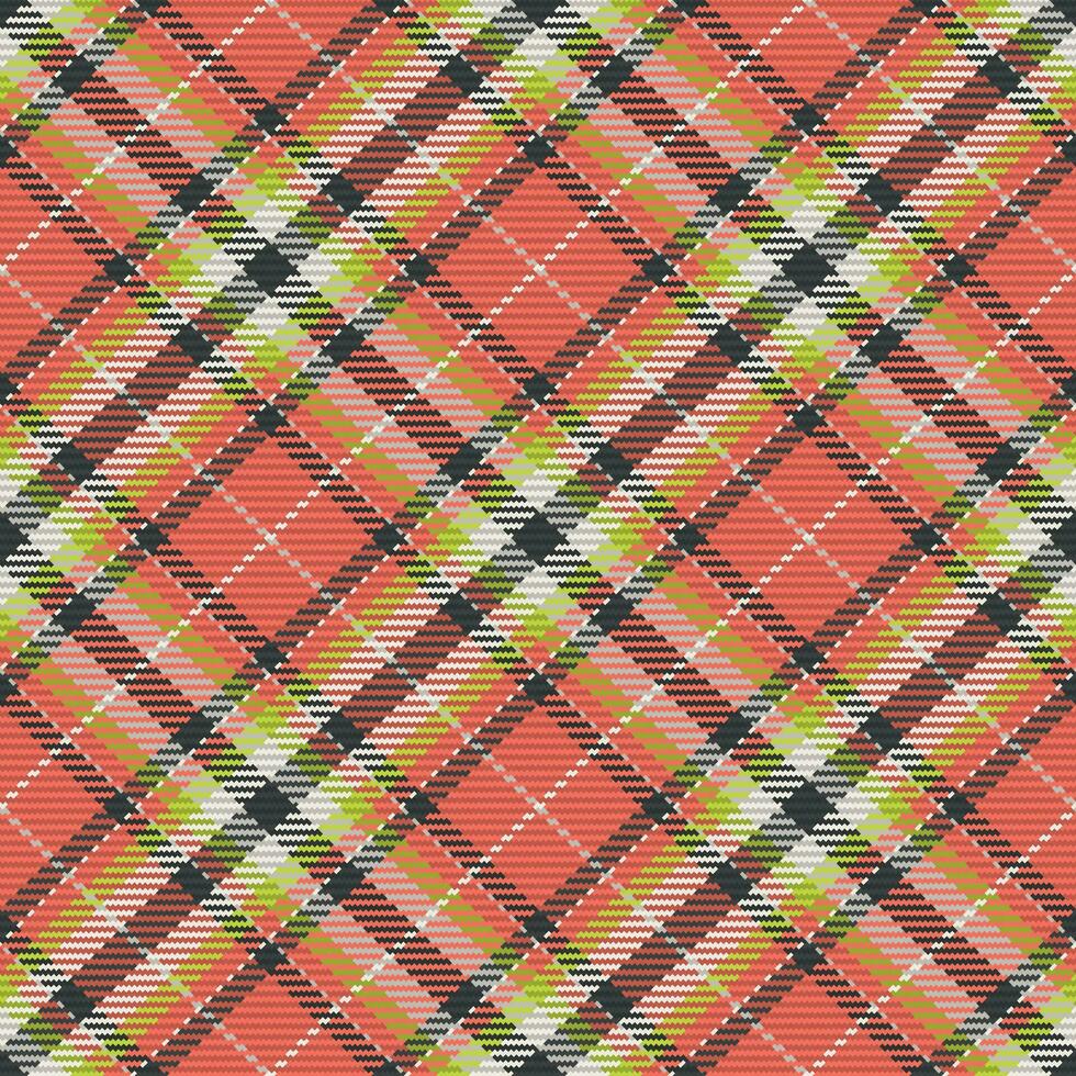 Seamless pattern of scottish tartan plaid. Repeatable background with check fabric texture. Vector backdrop striped textile print.