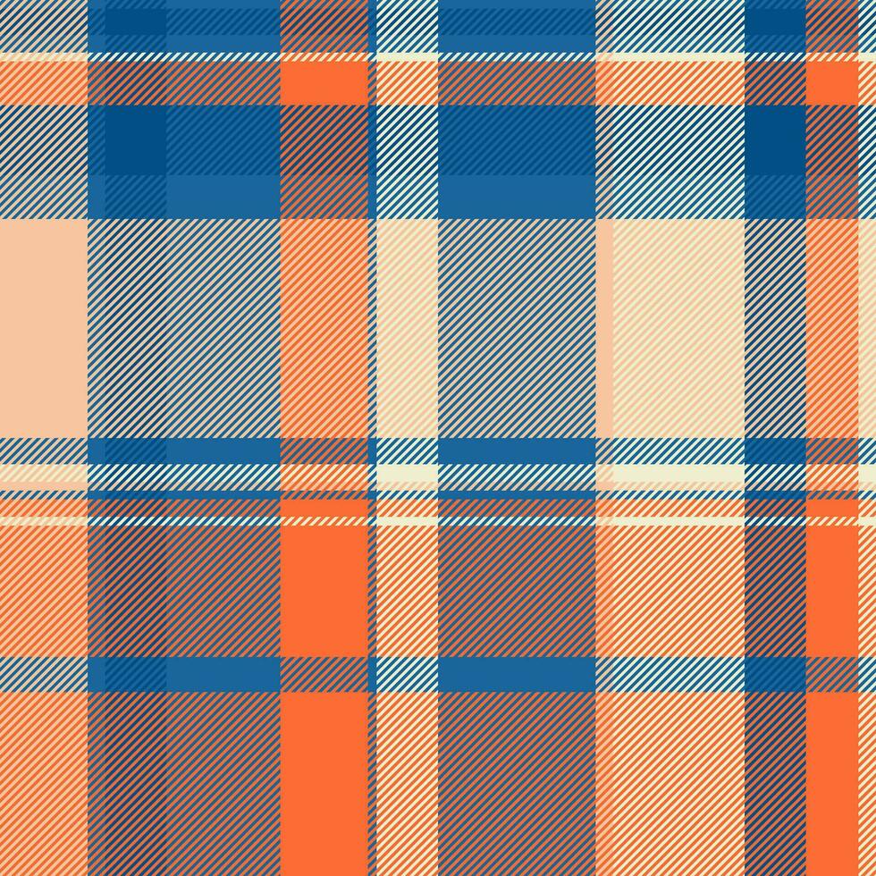 Plaid tartan pattern of vector check background with a fabric texture textile seamless.