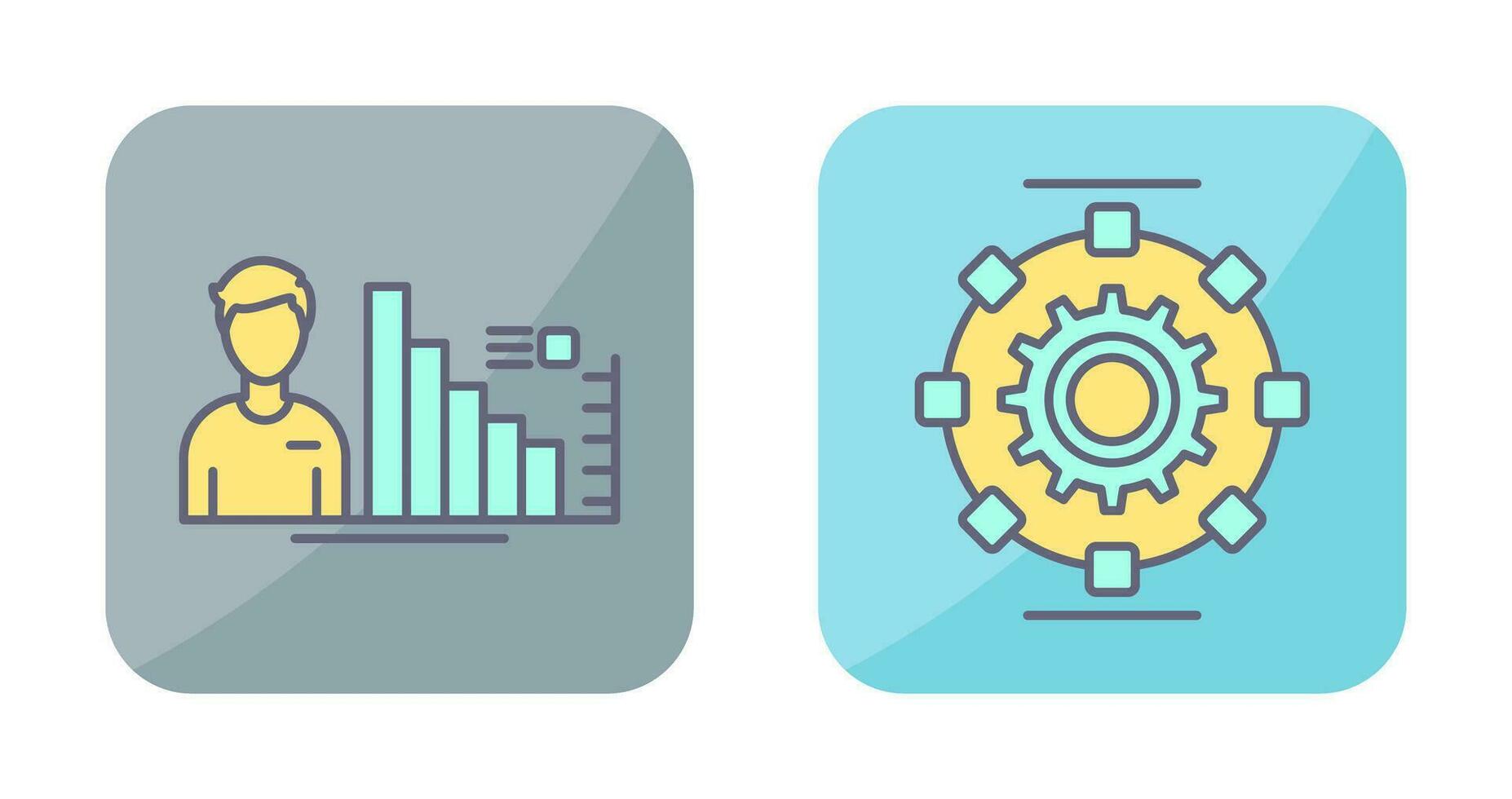 Consulting and Automated  Icon vector