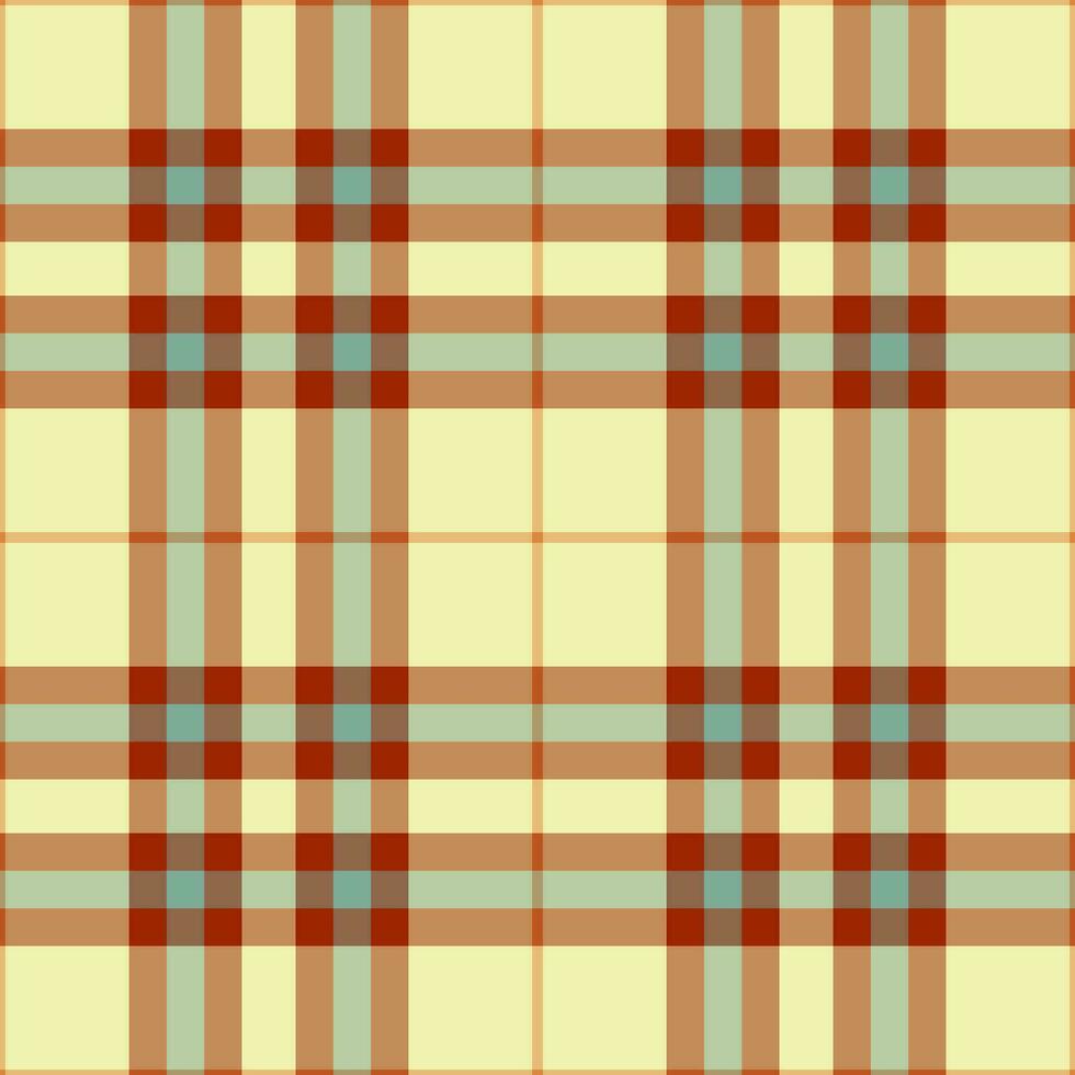 Seamless tartan textile of vector fabric pattern with a background texture plaid check.