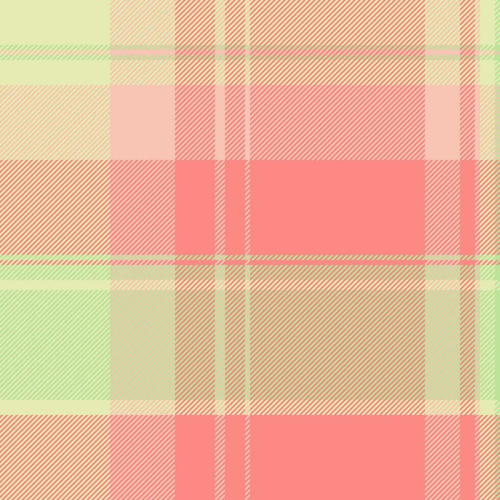 Vector textile texture of tartan pattern fabric with a background check plaid seamless.