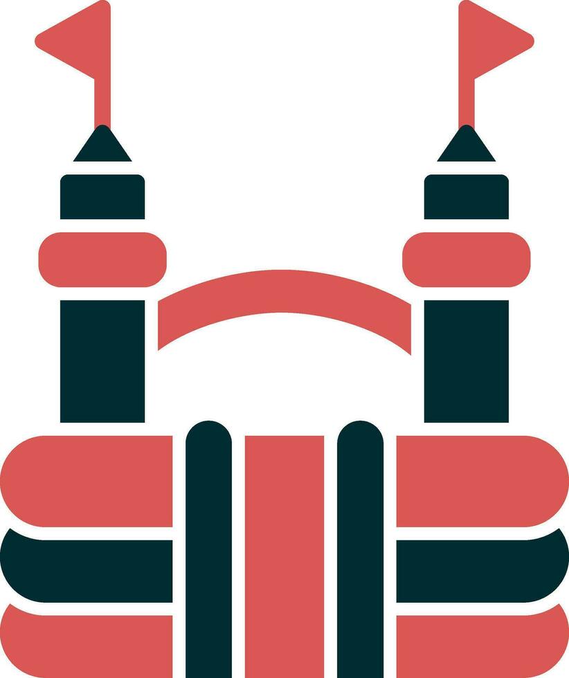 Bouncy Castle Vector Icon