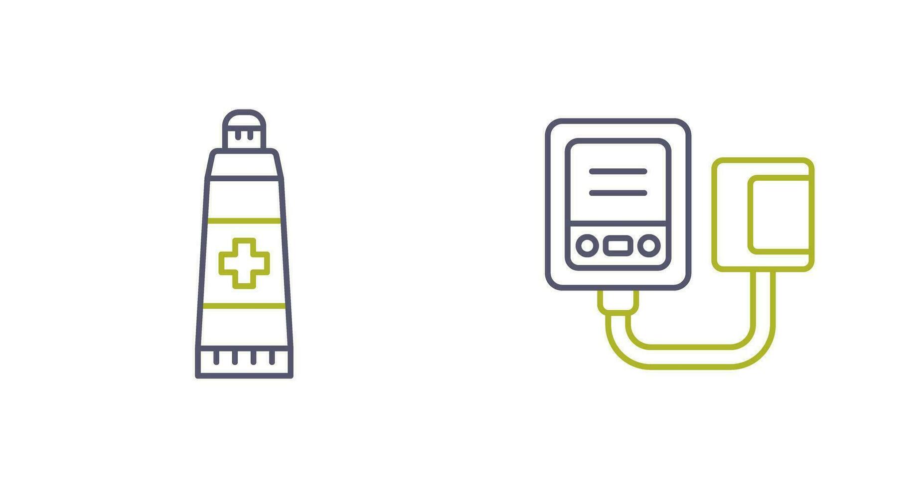Ointment and Blood Icon vector