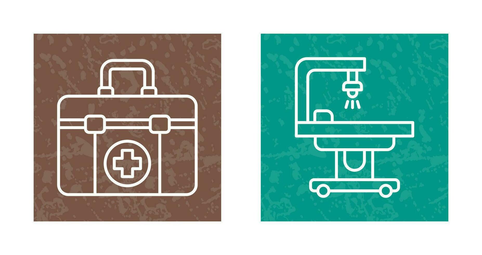 First Aid Kit and operating Room Icon vector