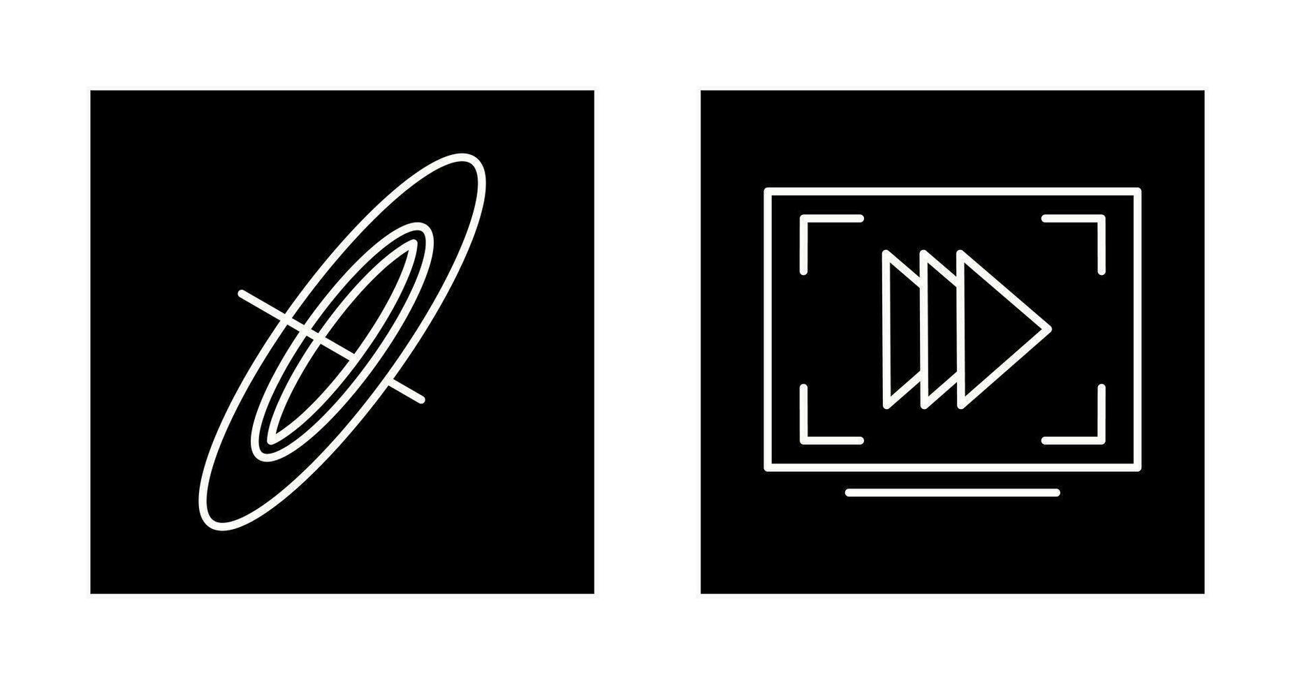 Black Hole and Slow Motion Icon vector