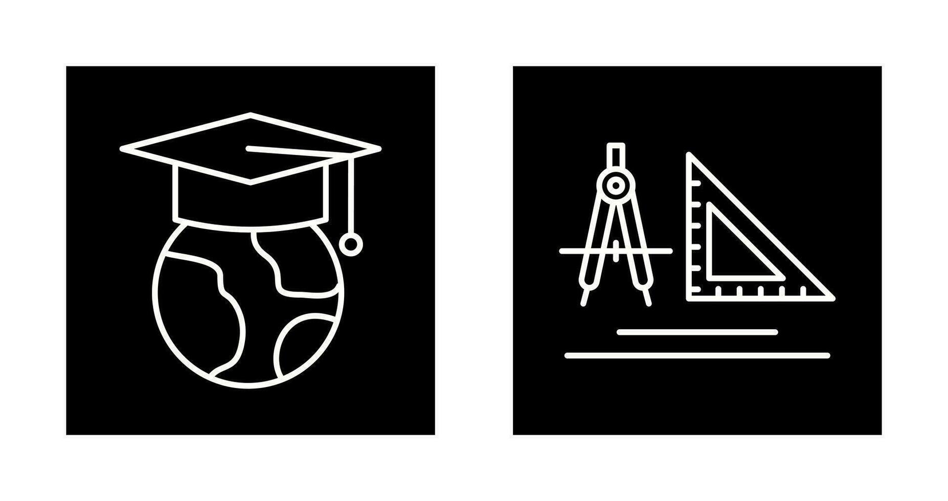Earth and Compass Icon vector
