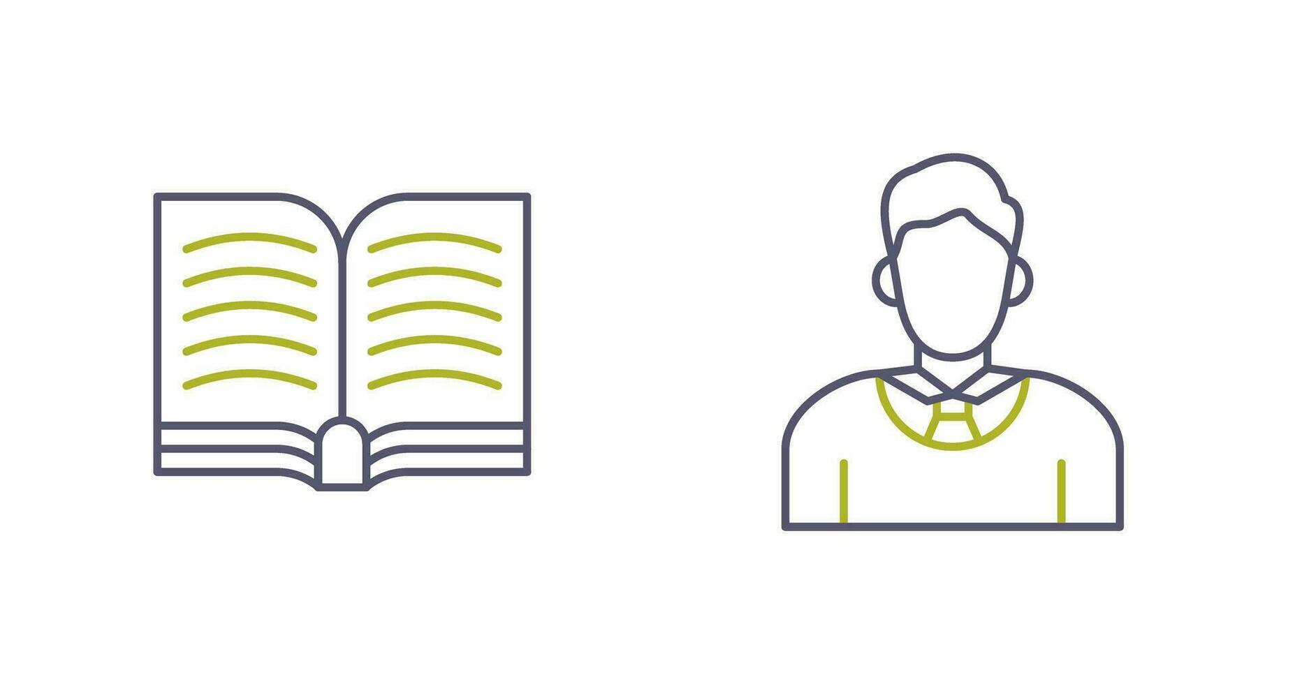 Book and Judge Icon vector