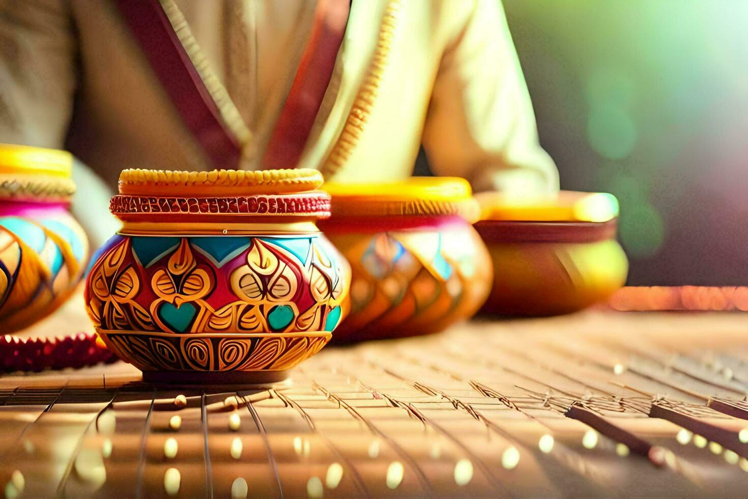 indian wedding decoration ideas. AI-Generated photo