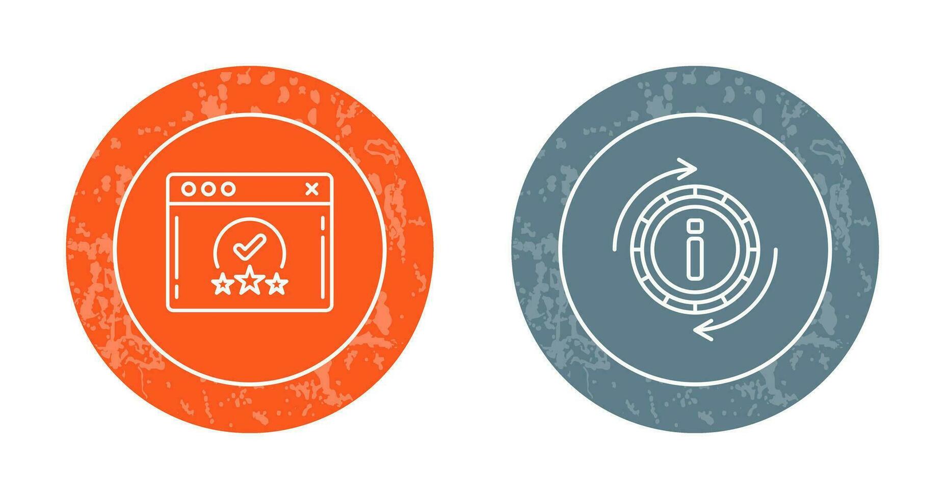 rating and refresh  Icon vector