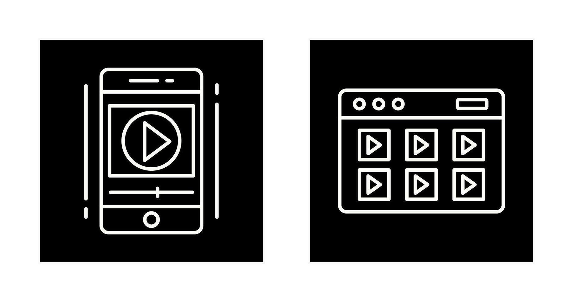 Smartphone and Online Course Icon vector