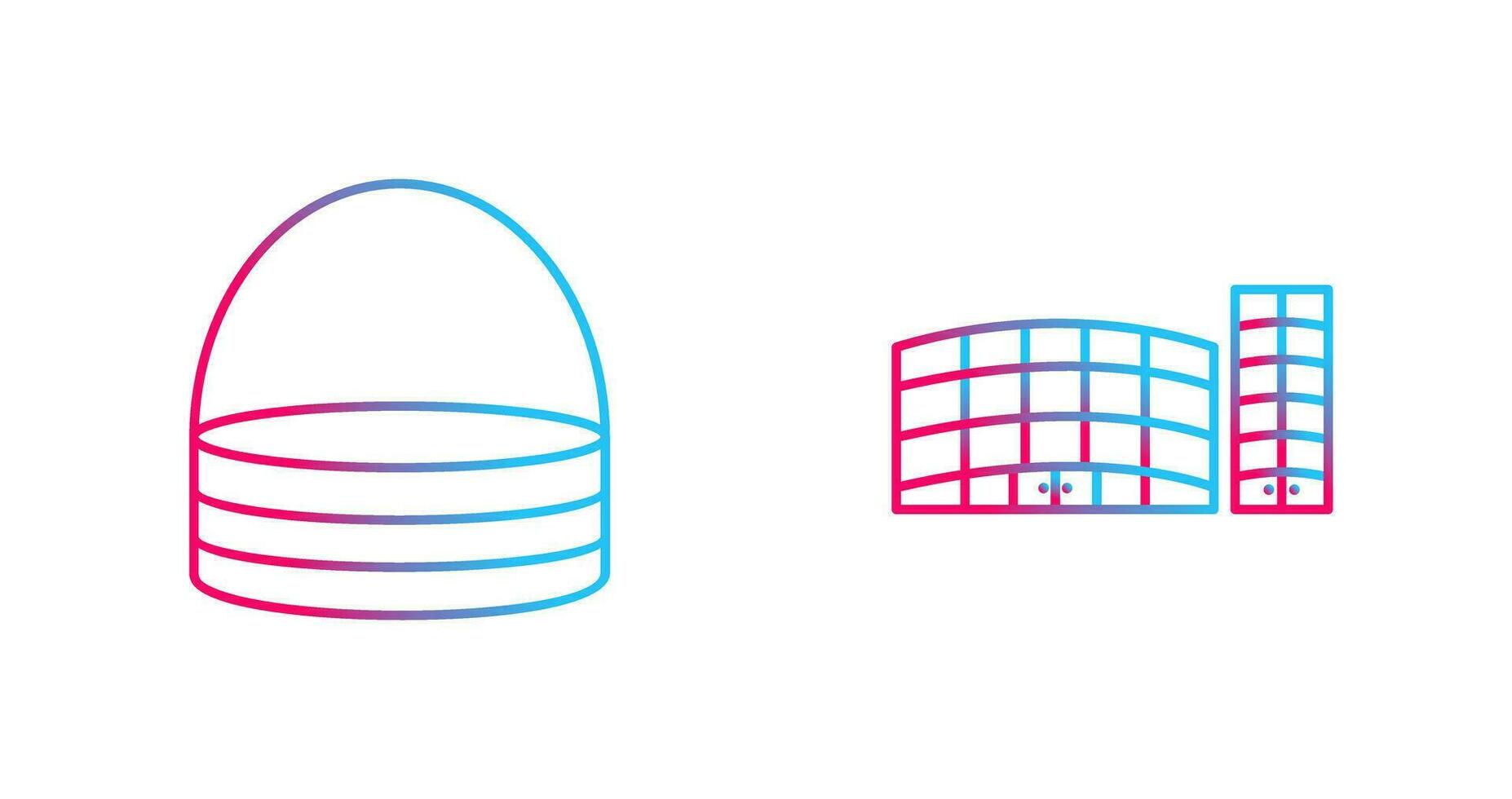 basket and shopping mall Icon vector