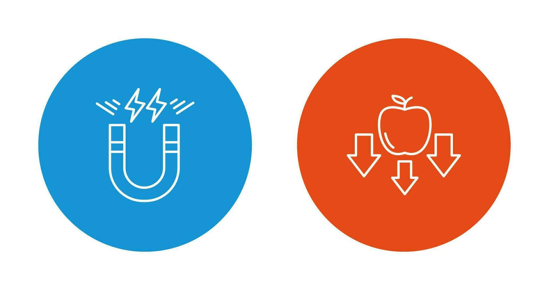 Energy and Gravity Icon vector