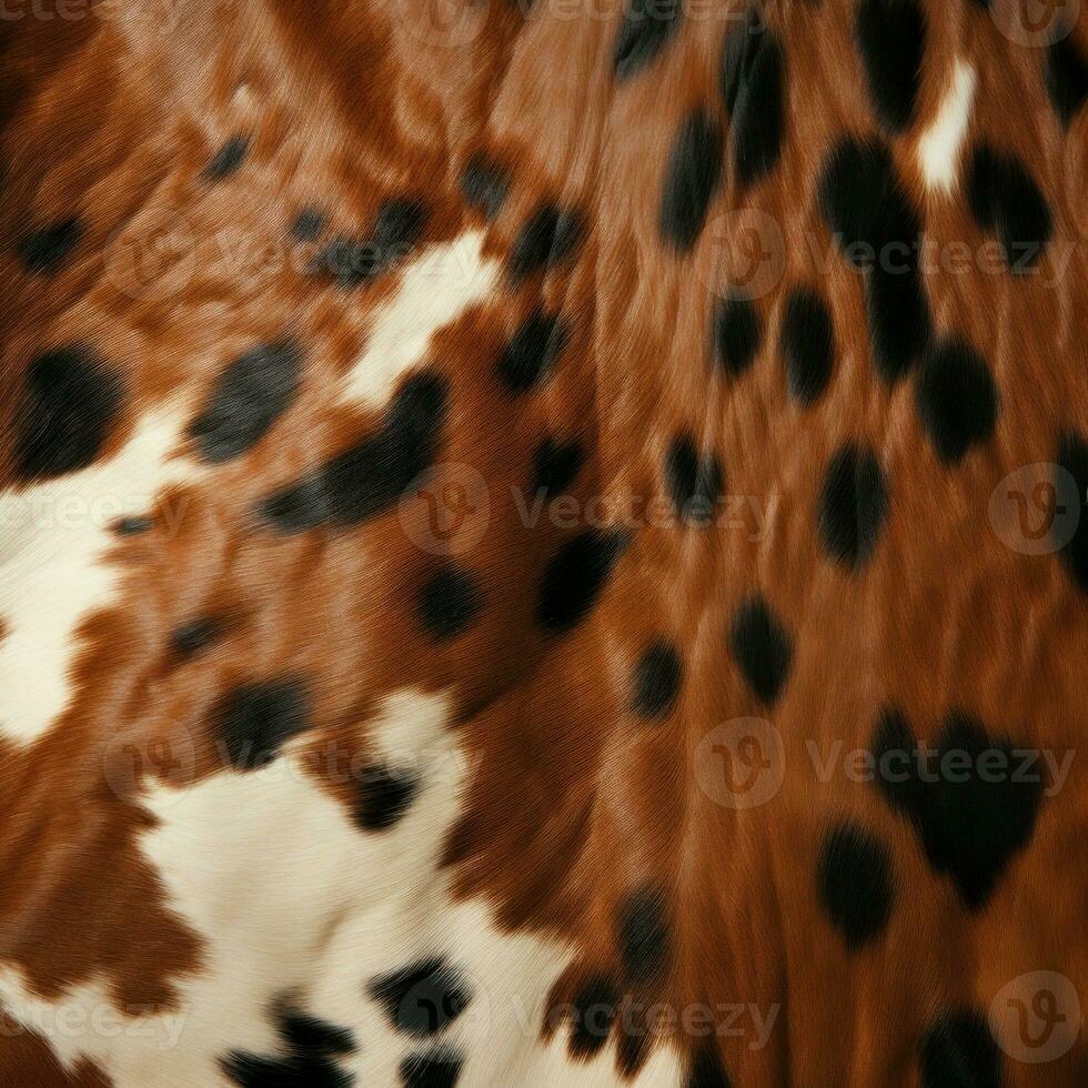 Unconventional Cow fur banner. Generate Ai photo