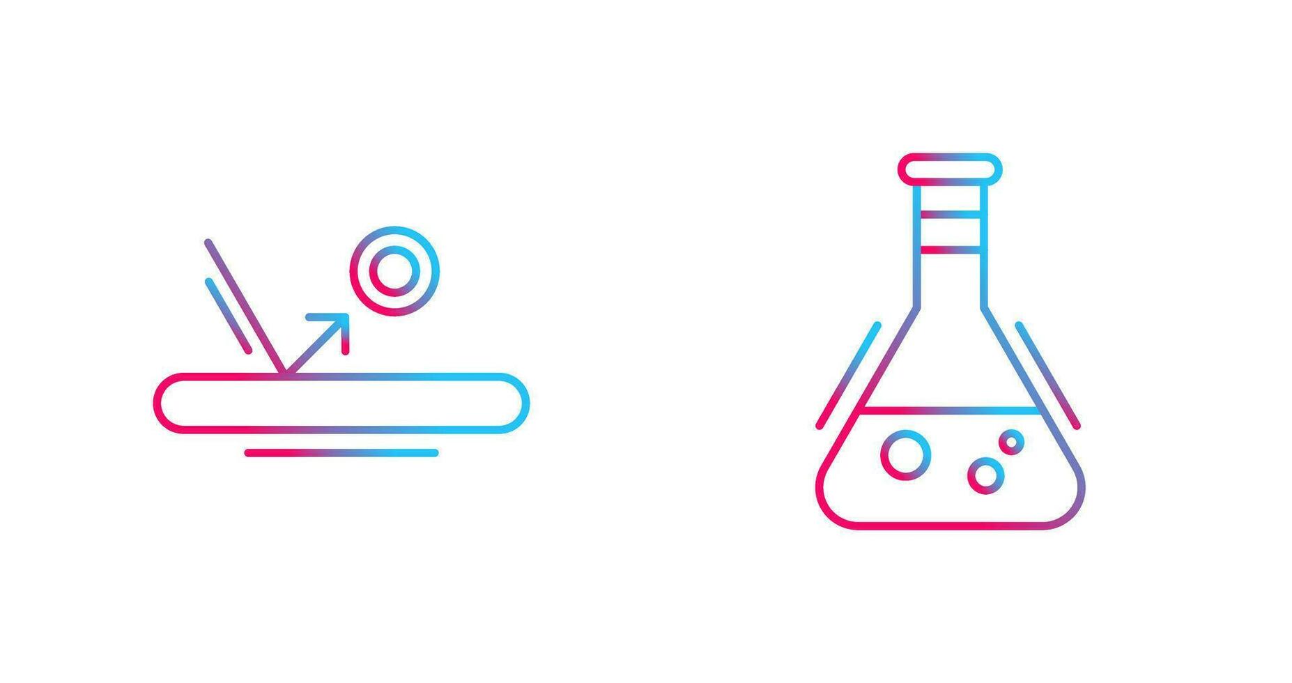Bounce and Flask Icon vector