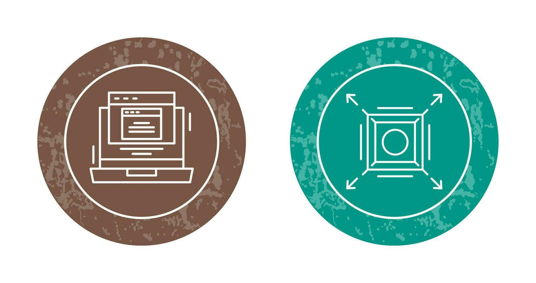 Pop Up and Maximize Icon vector