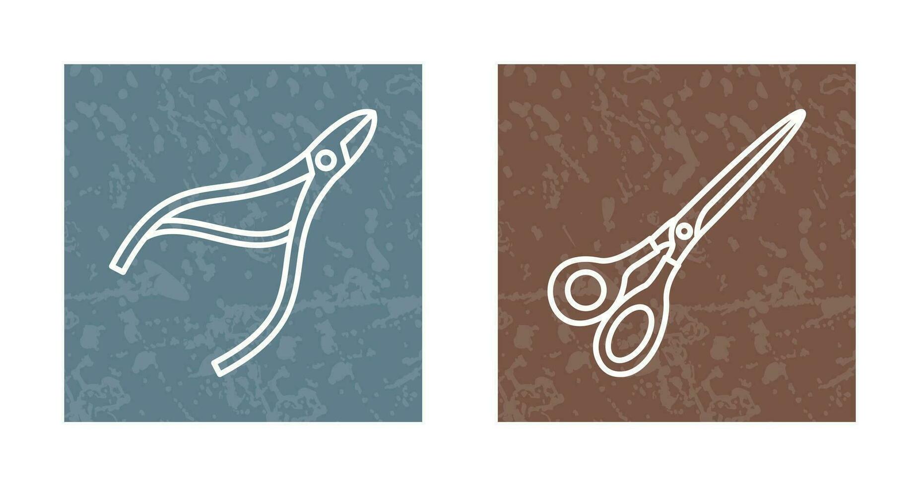Nippers and Scissors Icon vector
