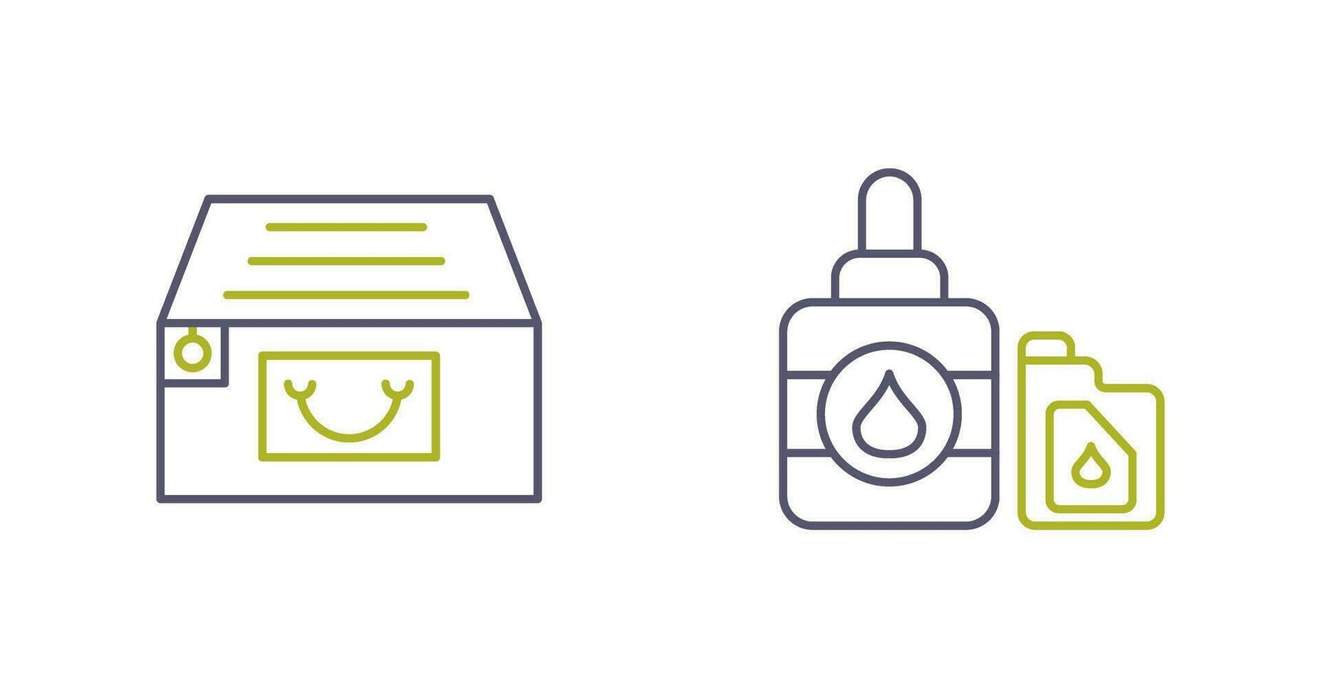 File Cabinet and Ink Cartridge Icon vector